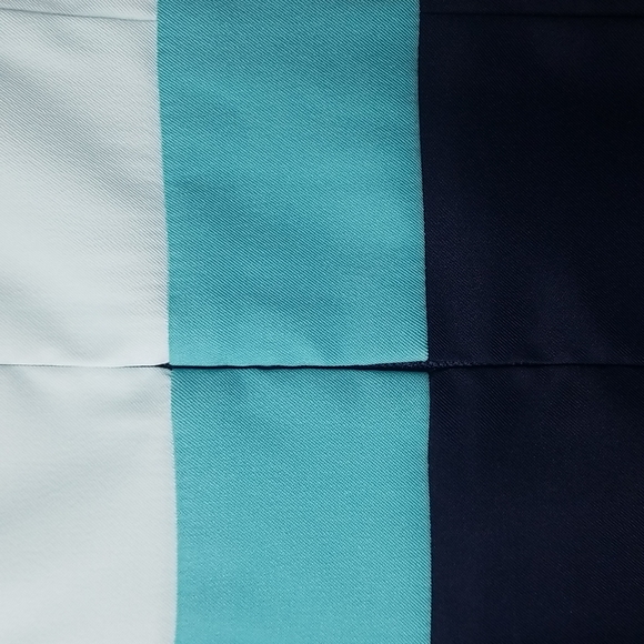 Connected Apparel Cassie Sleeveless Dress; Colorblock: Mint/Aqua/Navy; Size 6 - Picture 5 of 9